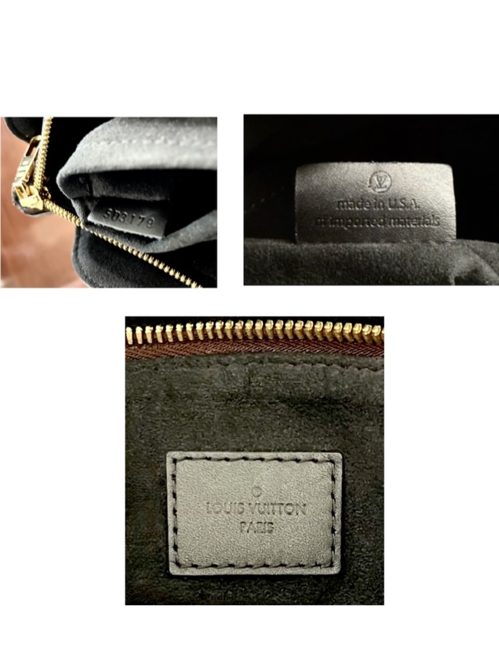 GREAT Condition! Louis Vuitton Monogram Flower Zipped Tote PM Black Shoulder Bag - Picture 14 of 14
